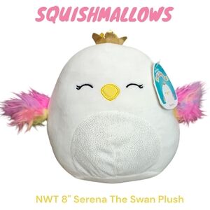 Squishmallow 8" Serena The Swan Plush NWT